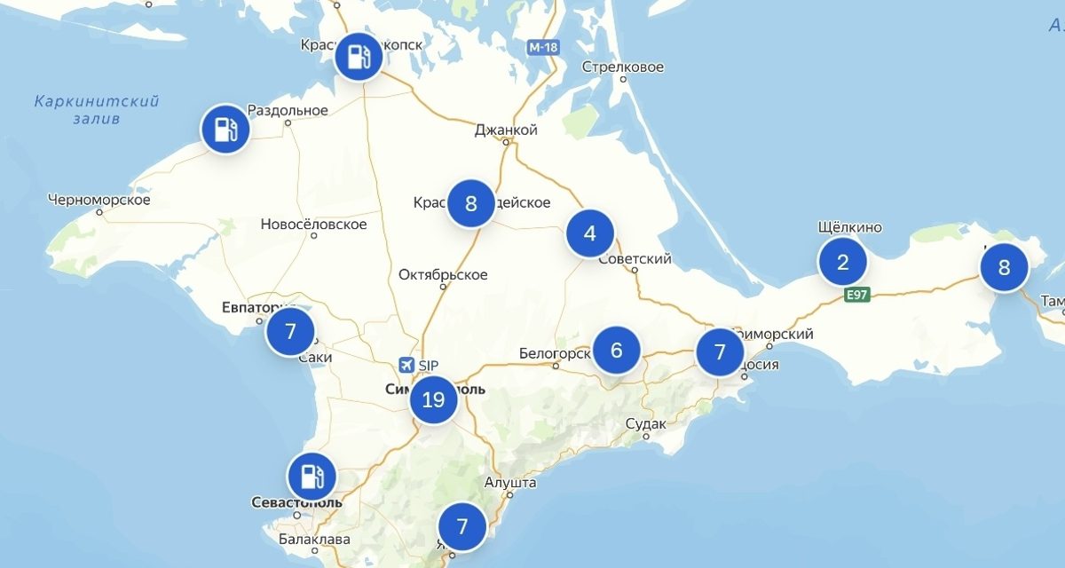 В Крыму на 94 АЗС поступит 355 тонн топлива по цене до 100 рублей за литр