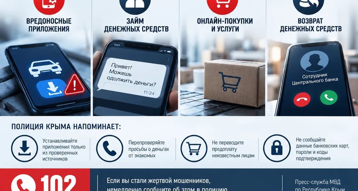 Крымчанин скачал приложение для проверки авто и потерял больше 280 тысяч рублей